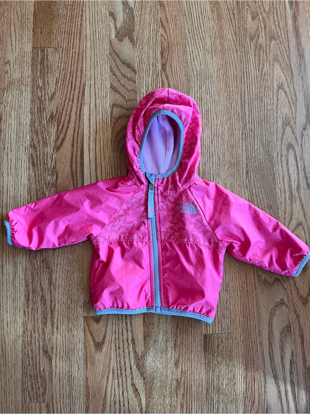 The North Face Reversible Breezeway Wind Jacket Pink Size 6-12 month